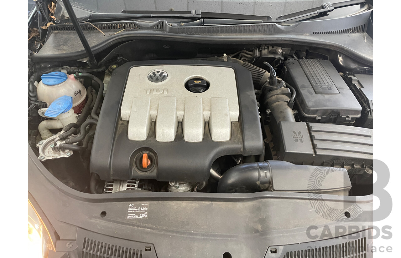 7/2005 Volkswagen Golf 2.0 TDI Comfortline 1K 5d Hatchback Black 2.0L