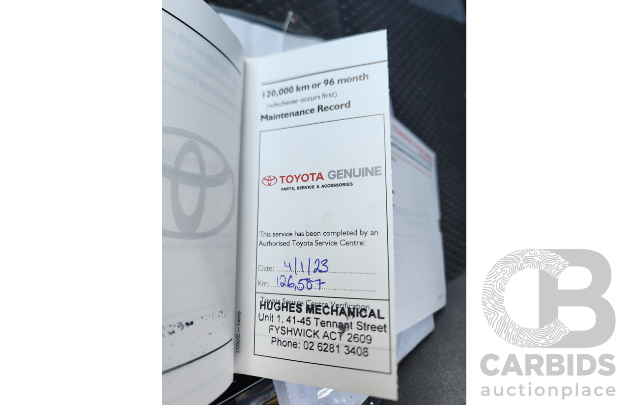 2/2006 Toyota Camry Altise Limited MCV36R 06 UPGRADE 4d Sedan Blue V6 3.0L