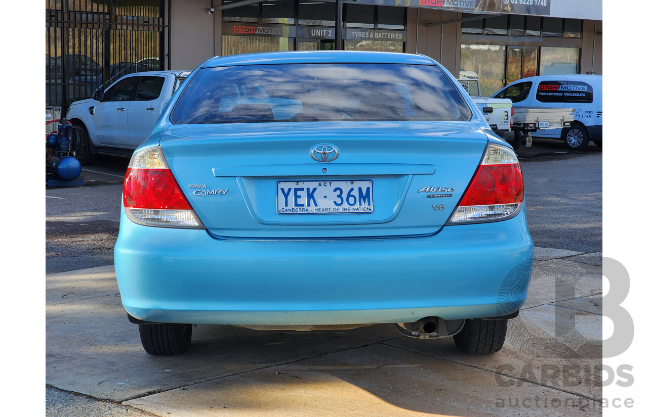 2/2006 Toyota Camry Altise Limited MCV36R 06 UPGRADE 4d Sedan Blue V6 3.0L