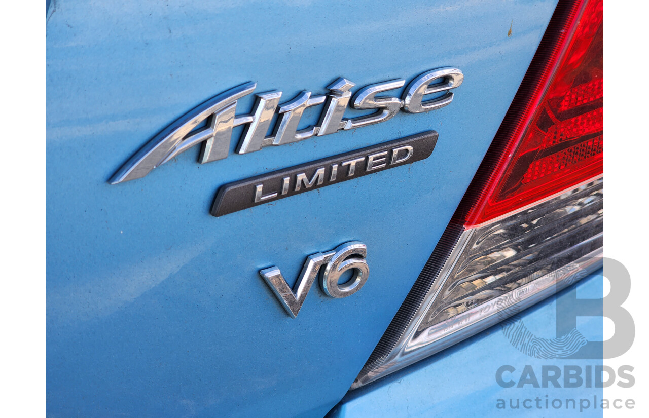 2/2006 Toyota Camry Altise Limited MCV36R 06 UPGRADE 4d Sedan Blue V6 3.0L