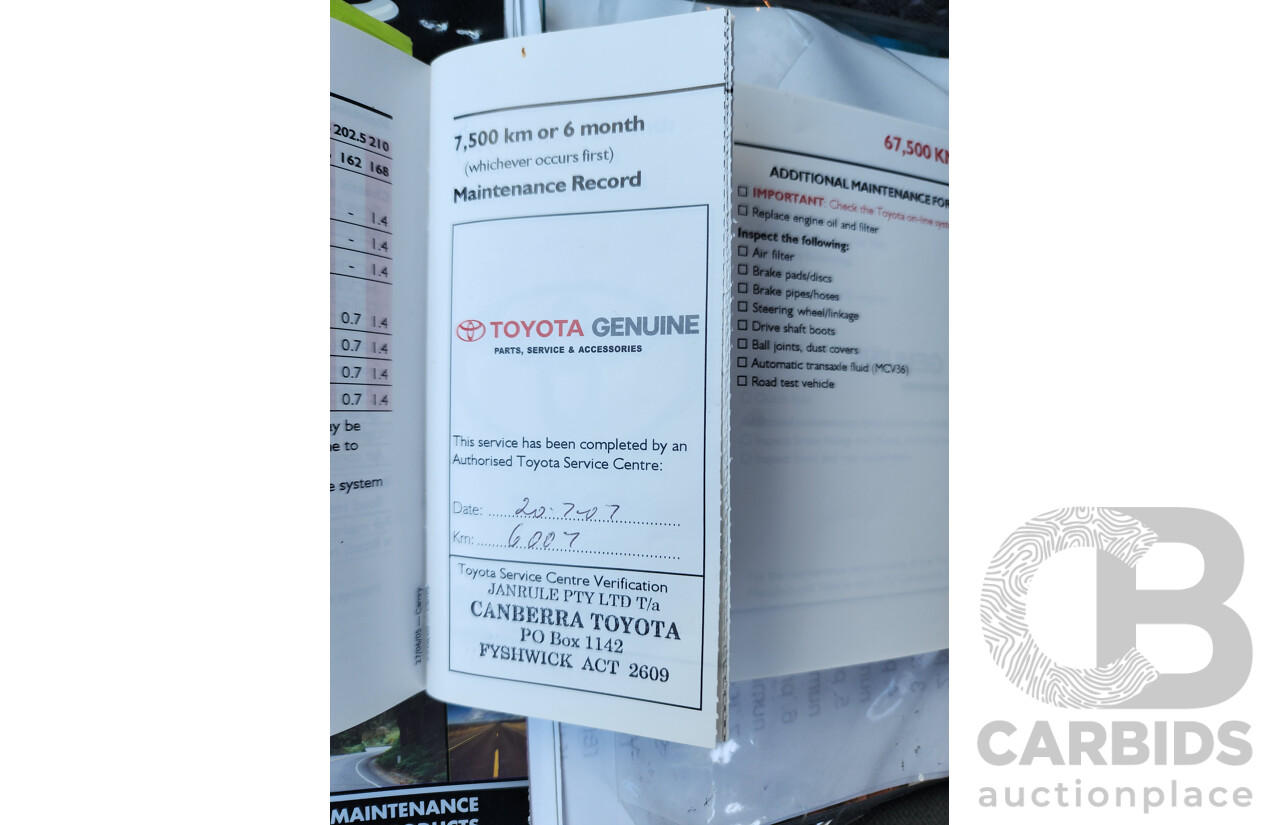 2/2006 Toyota Camry Altise Limited MCV36R 06 UPGRADE 4d Sedan Blue V6 3.0L