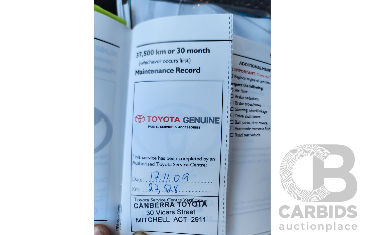 2/2006 Toyota Camry Altise Limited MCV36R 06 UPGRADE 4d Sedan Blue V6 3.0L