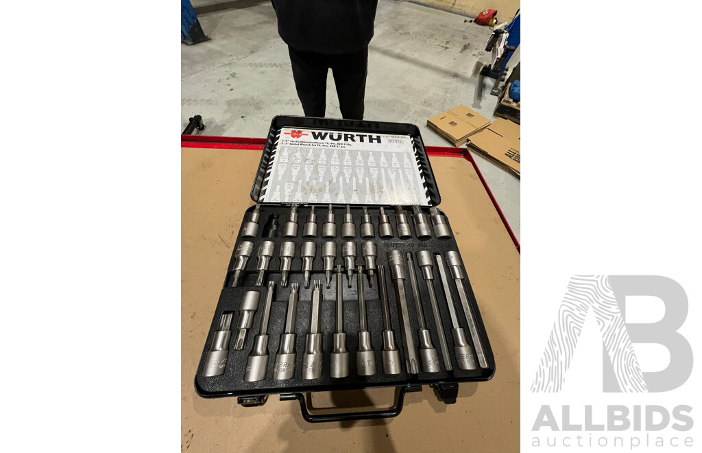 Wurth Allen Key Torx & Spline Drive Sockets