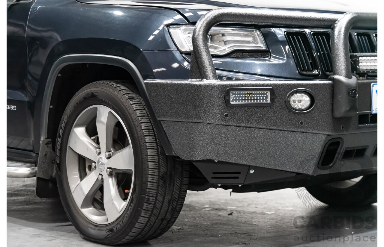 6/2015 Jeep Grand Cherokee Limited (4x4) WK MY15 4d Wagon Grey 3.0L V6 Turbo Diesel