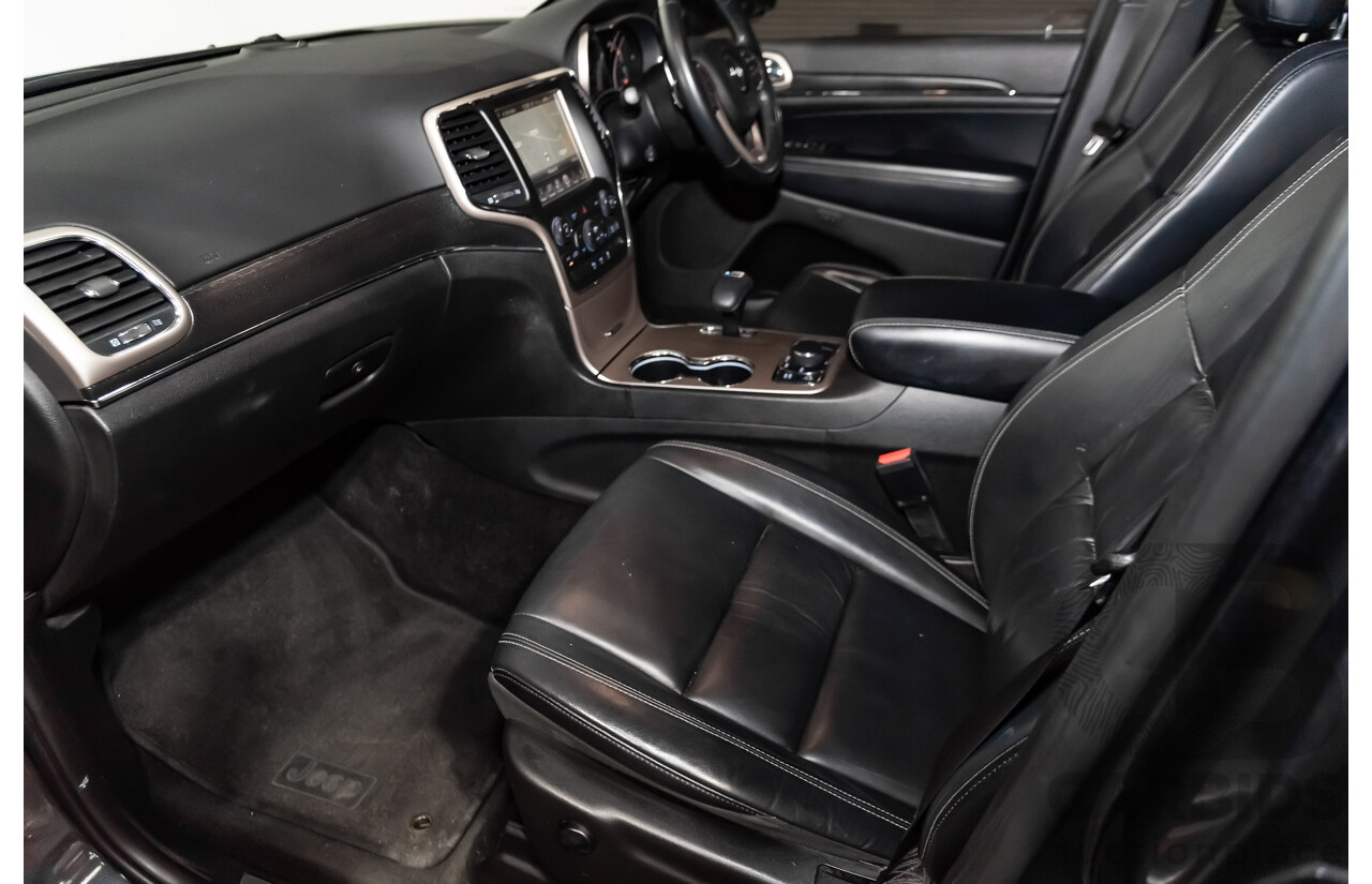 6/2015 Jeep Grand Cherokee Limited (4x4) WK MY15 4d Wagon Grey 3.0L V6 Turbo Diesel