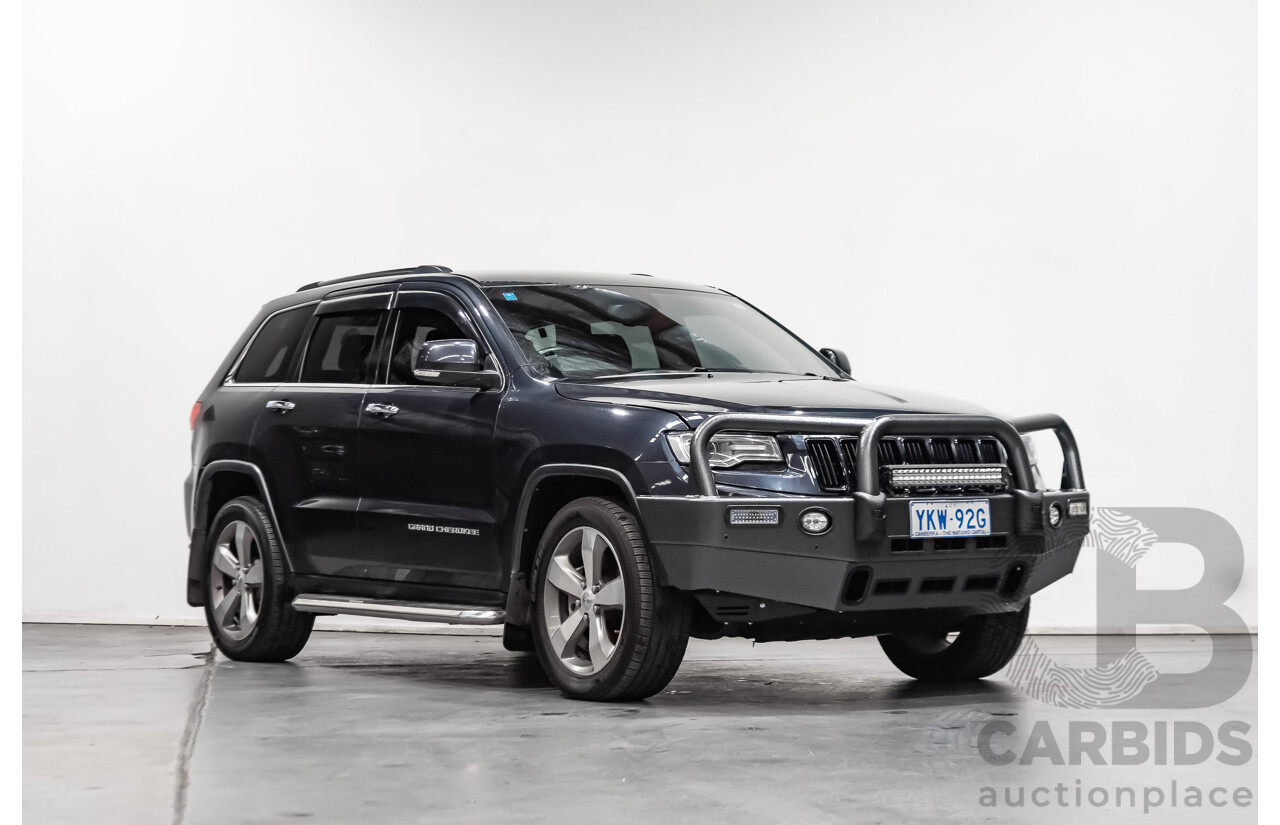 6/2015 Jeep Grand Cherokee Limited (4x4) WK MY15 4d Wagon Grey 3.0L V6 Turbo Diesel