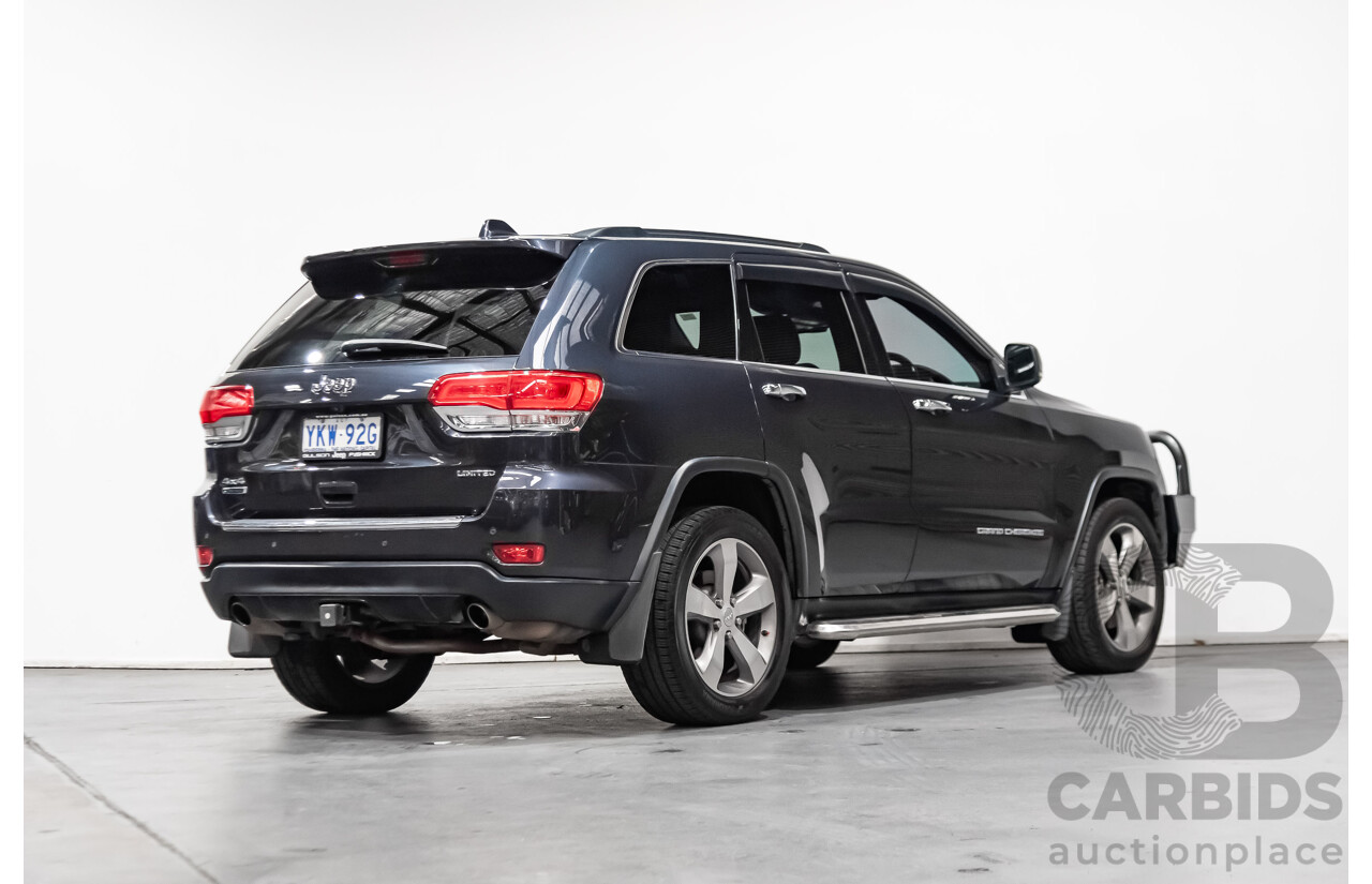 6/2015 Jeep Grand Cherokee Limited (4x4) WK MY15 4d Wagon Grey 3.0L V6 Turbo Diesel