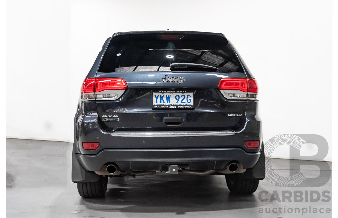 6/2015 Jeep Grand Cherokee Limited (4x4) WK MY15 4d Wagon Grey 3.0L V6 Turbo Diesel