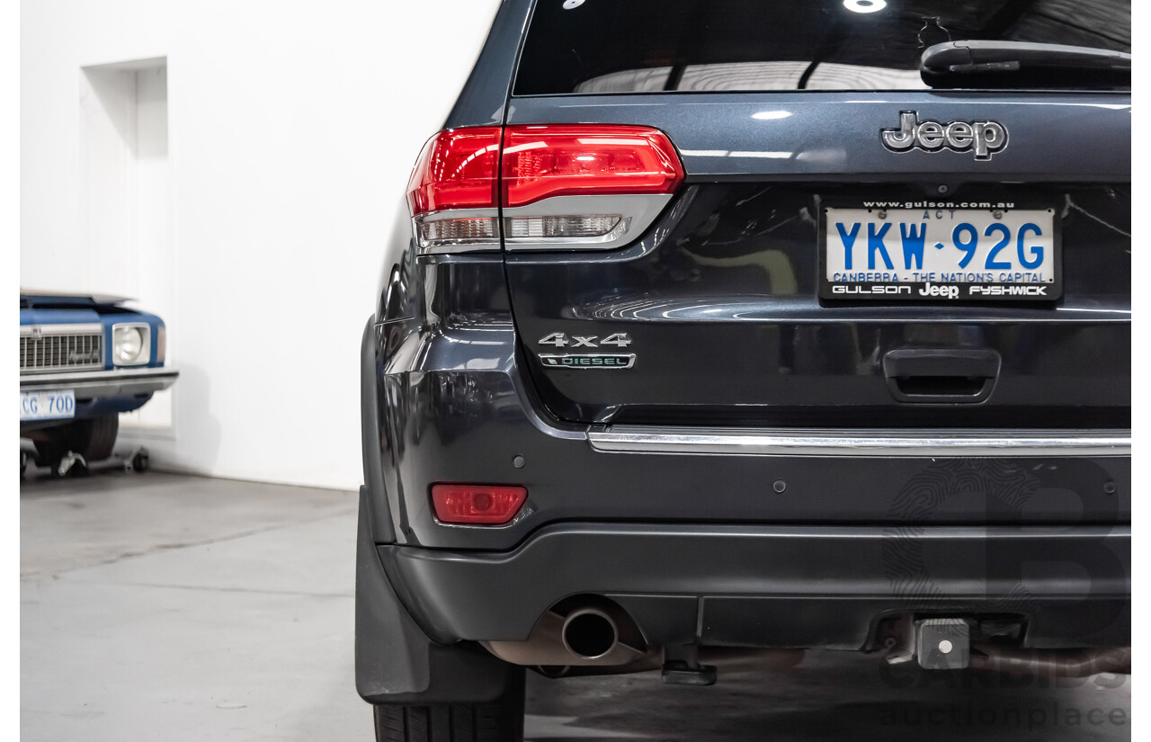 6/2015 Jeep Grand Cherokee Limited (4x4) WK MY15 4d Wagon Grey 3.0L V6 Turbo Diesel