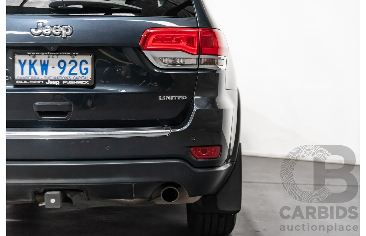 6/2015 Jeep Grand Cherokee Limited (4x4) WK MY15 4d Wagon Grey 3.0L V6 Turbo Diesel