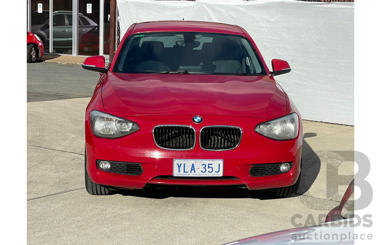 3/2012 BMW 118i F20 5d Hatchback Red 1.6L