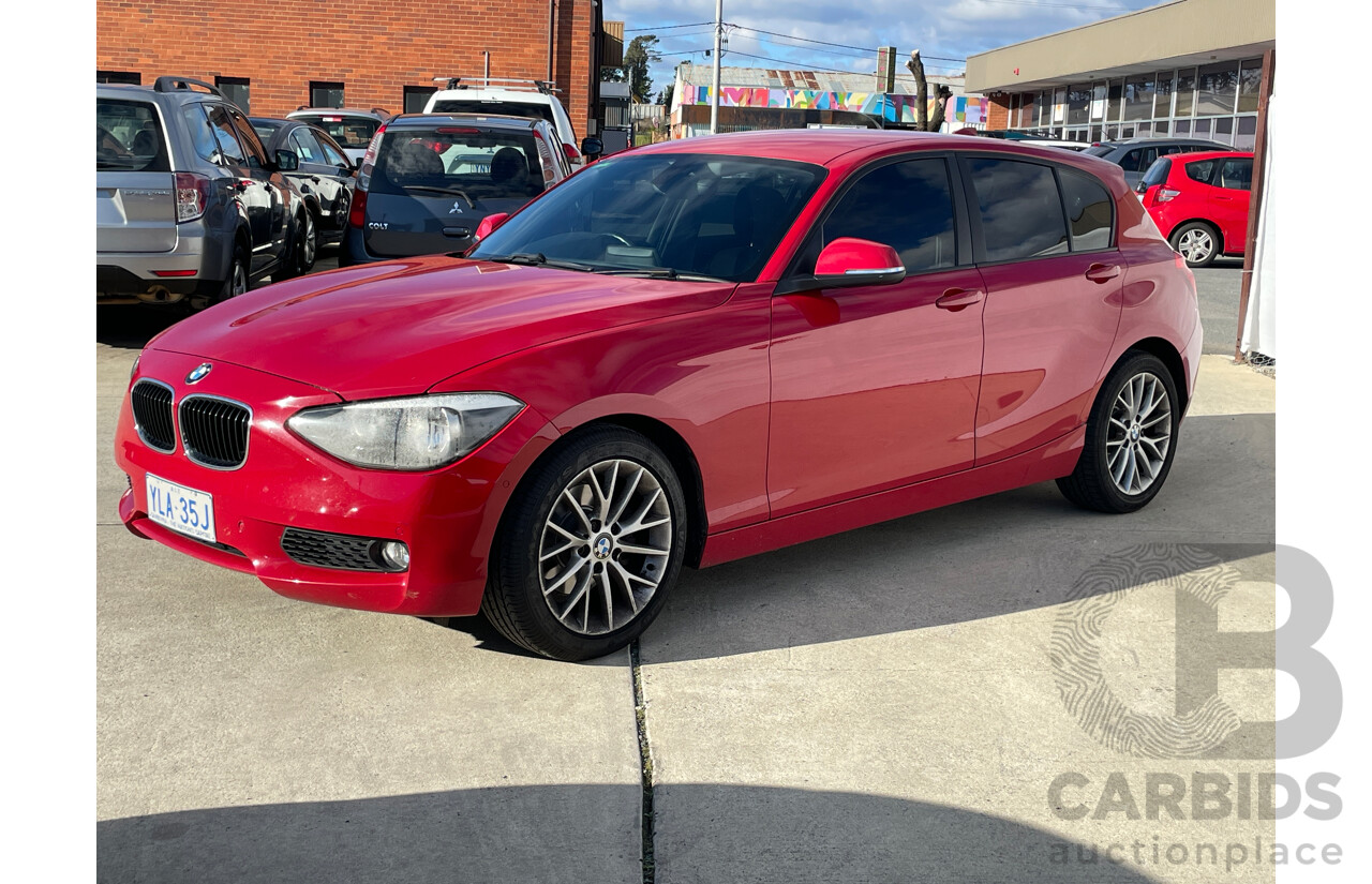 3/2012 BMW 118i F20 5d Hatchback Red 1.6L
