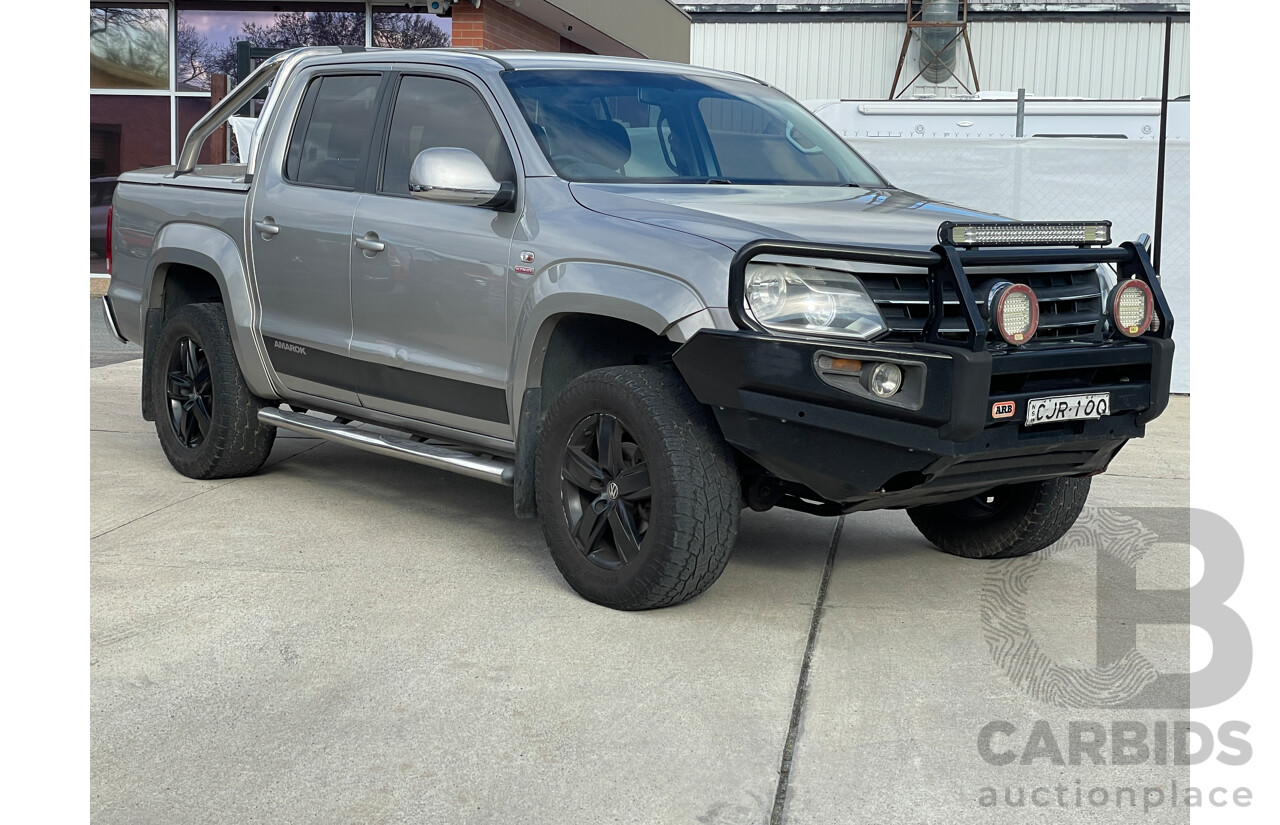 10/2012 Volkswagen Amarok TDI420 Ultimate (4x4) 2H MY12.5 Dual Cab Utility Grey Turbo Diesel 2.0L