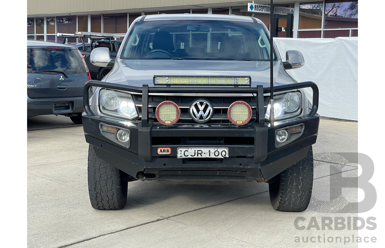 10/2012 Volkswagen Amarok TDI420 Ultimate (4x4) 2H MY12.5 Dual Cab Utility Grey Turbo Diesel 2.0L