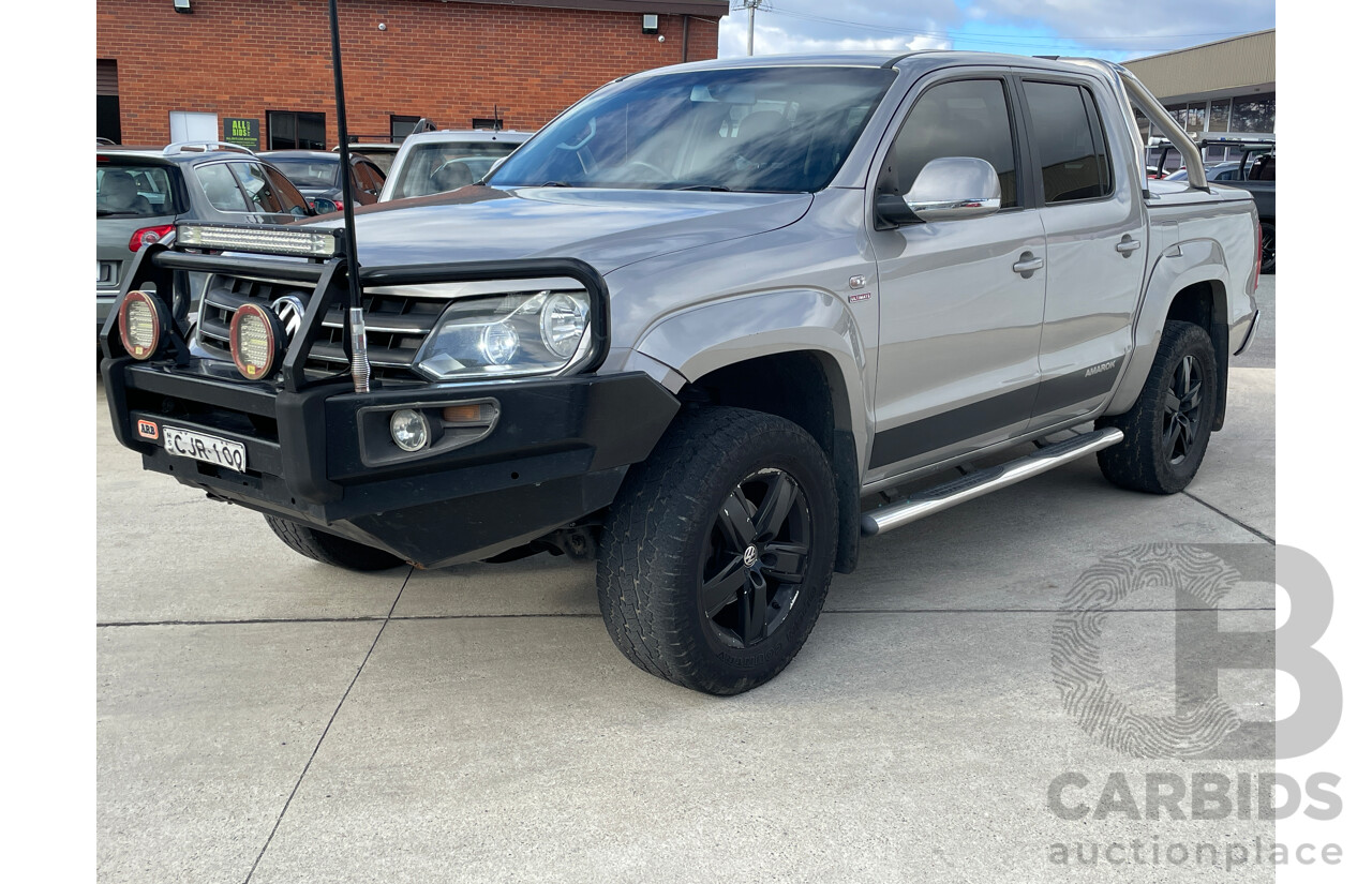 10/2012 Volkswagen Amarok TDI420 Ultimate (4x4) 2H MY12.5 Dual Cab Utility Grey Turbo Diesel 2.0L