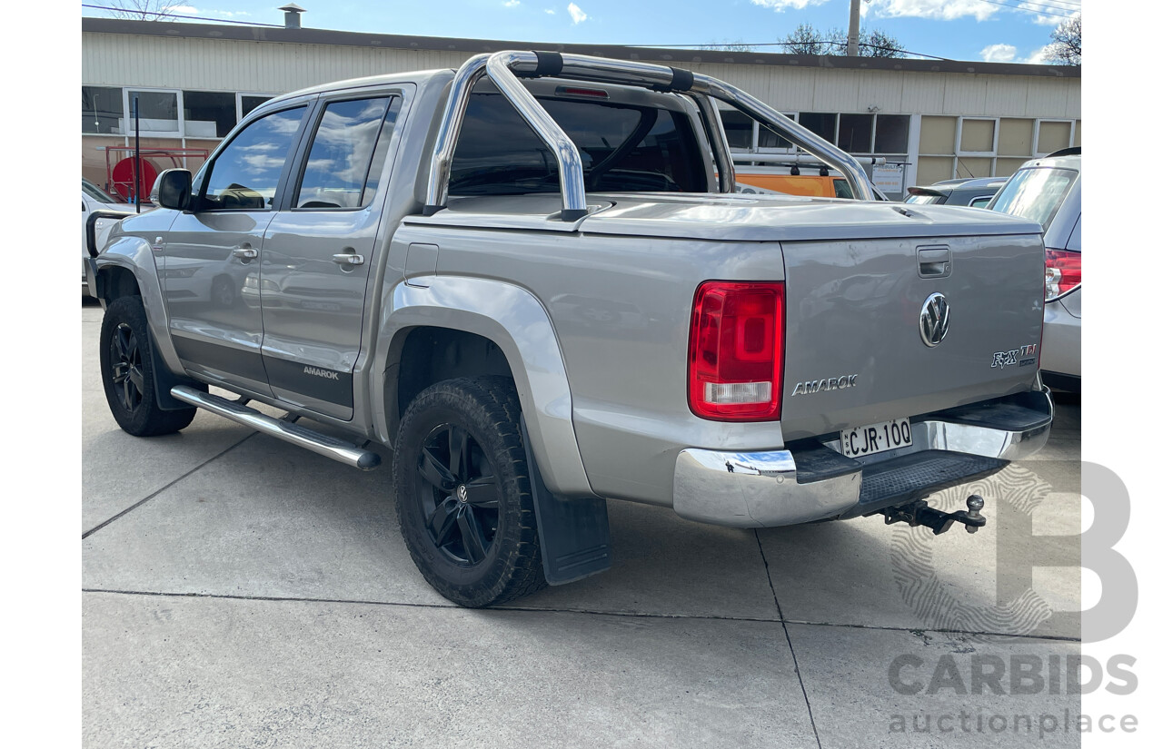 10/2012 Volkswagen Amarok TDI420 Ultimate (4x4) 2H MY12.5 Dual Cab Utility Grey Turbo Diesel 2.0L