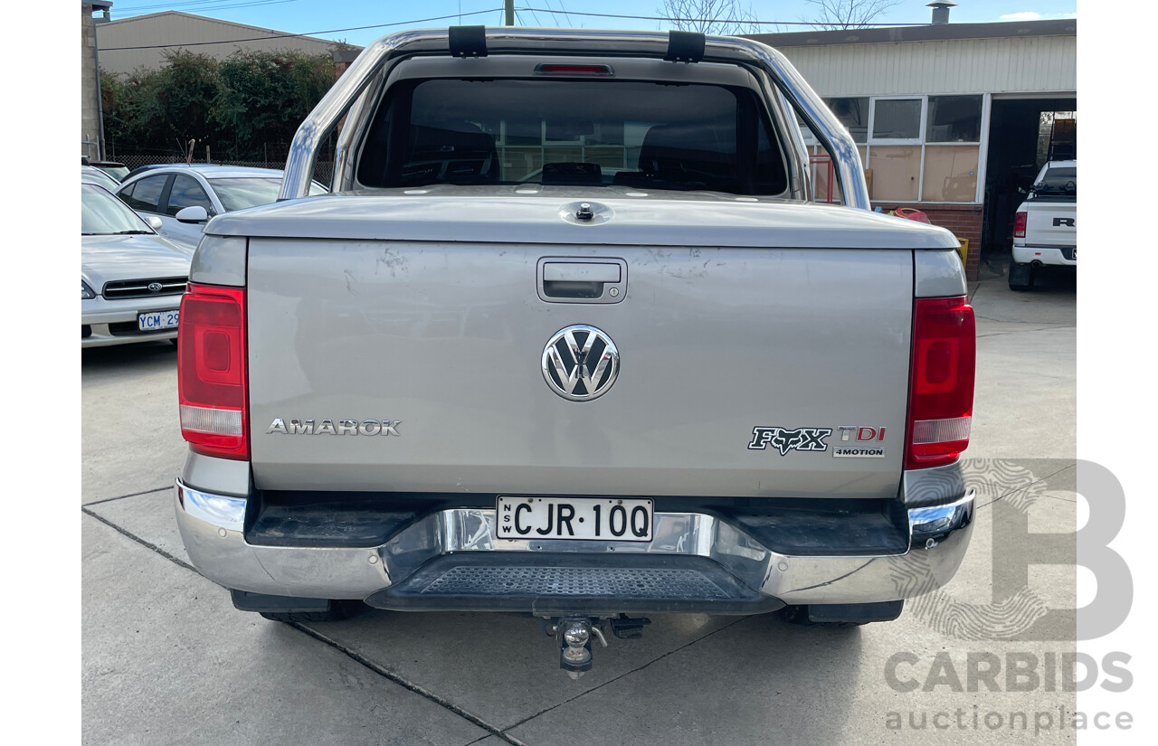 10/2012 Volkswagen Amarok TDI420 Ultimate (4x4) 2H MY12.5 Dual Cab Utility Grey Turbo Diesel 2.0L
