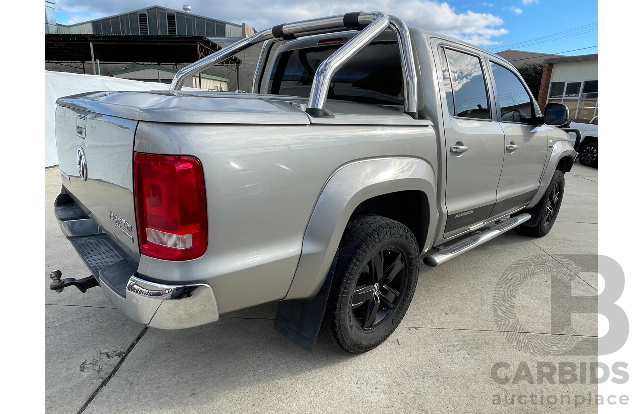 10/2012 Volkswagen Amarok TDI420 Ultimate (4x4) 2H MY12.5 Dual Cab Utility Grey Turbo Diesel 2.0L