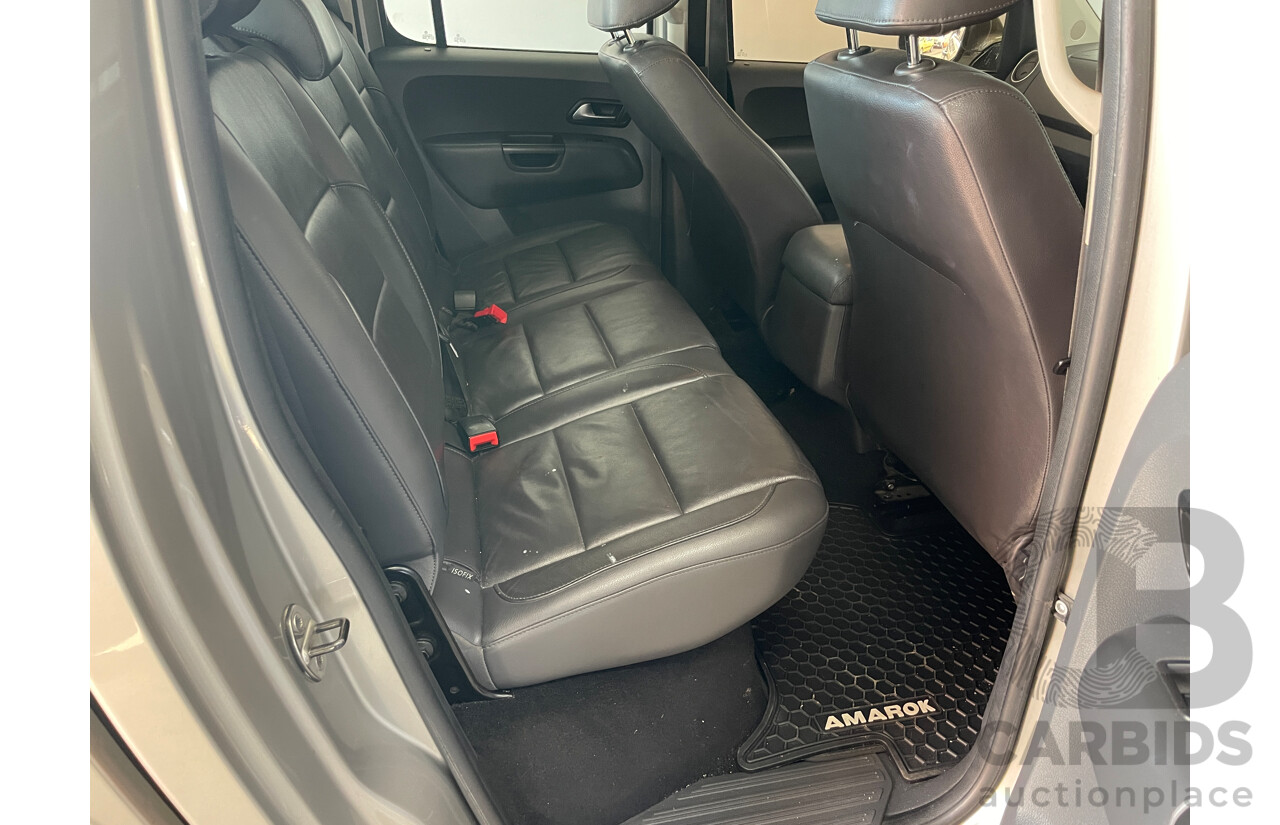 10/2012 Volkswagen Amarok TDI420 Ultimate (4x4) 2H MY12.5 Dual Cab Utility Grey Turbo Diesel 2.0L