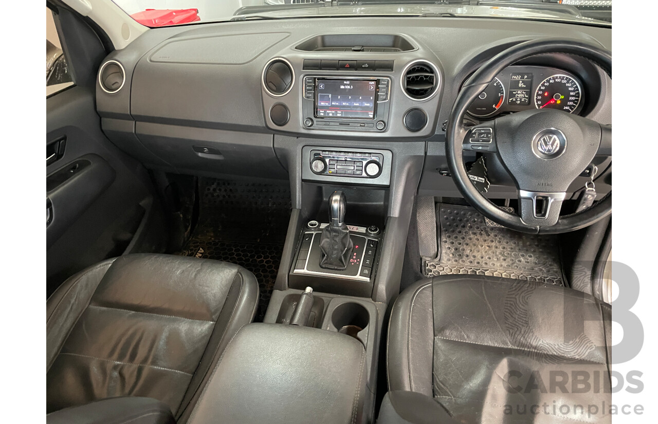 10/2012 Volkswagen Amarok TDI420 Ultimate (4x4) 2H MY12.5 Dual Cab Utility Grey Turbo Diesel 2.0L