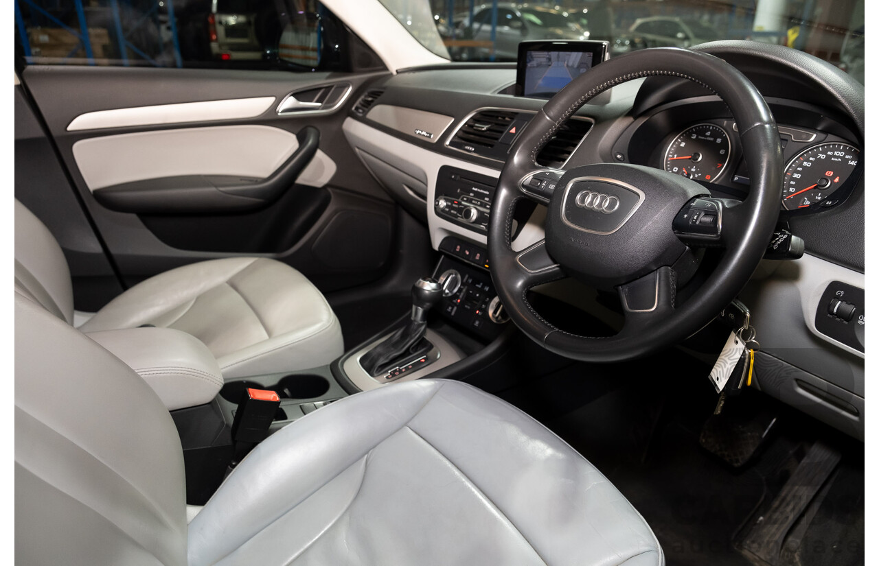 5/2014 Audi Q3 2.0 TFSI Quattro (125kw) 8U MY14 4d Wagon Metallic Dark Blue Turbo 2.0L