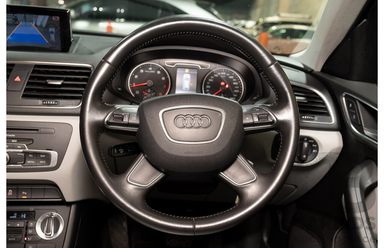 5/2014 Audi Q3 2.0 TFSI Quattro (125kw) 8U MY14 4d Wagon Metallic Dark Blue Turbo 2.0L