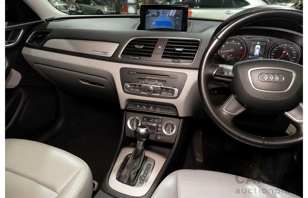 5/2014 Audi Q3 2.0 TFSI Quattro (125kw) 8U MY14 4d Wagon Metallic Dark Blue Turbo 2.0L