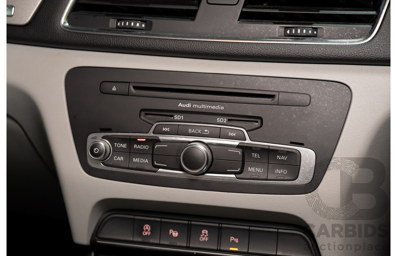 5/2014 Audi Q3 2.0 TFSI Quattro (125kw) 8U MY14 4d Wagon Metallic Dark Blue Turbo 2.0L