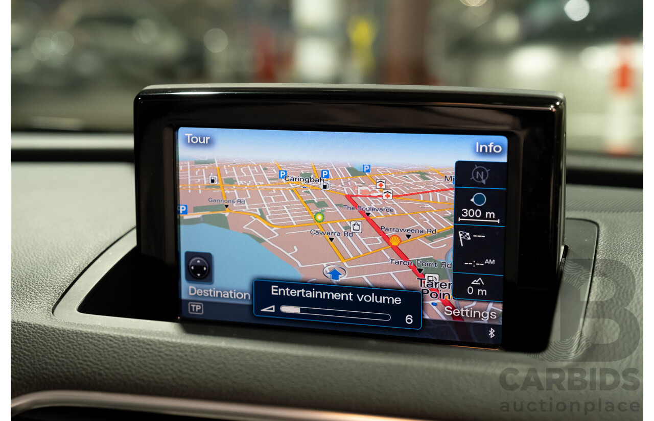 5/2014 Audi Q3 2.0 TFSI Quattro (125kw) 8U MY14 4d Wagon Metallic Dark Blue Turbo 2.0L