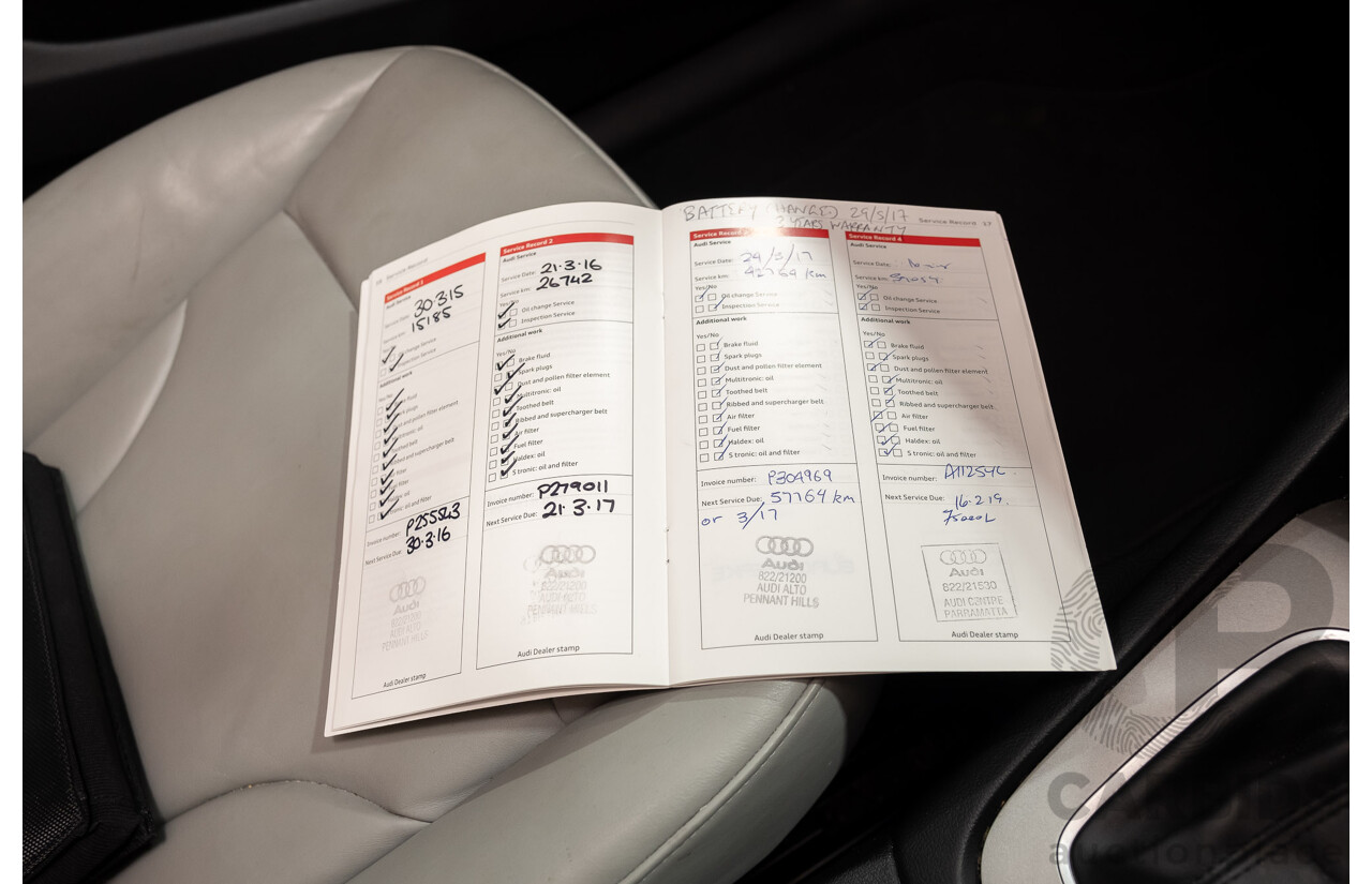 5/2014 Audi Q3 2.0 TFSI Quattro (125kw) 8U MY14 4d Wagon Metallic Dark Blue Turbo 2.0L