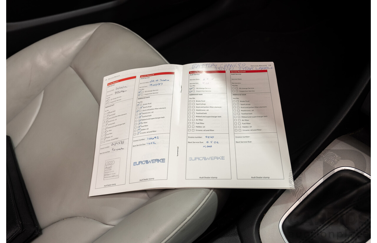 5/2014 Audi Q3 2.0 TFSI Quattro (125kw) 8U MY14 4d Wagon Metallic Dark Blue Turbo 2.0L