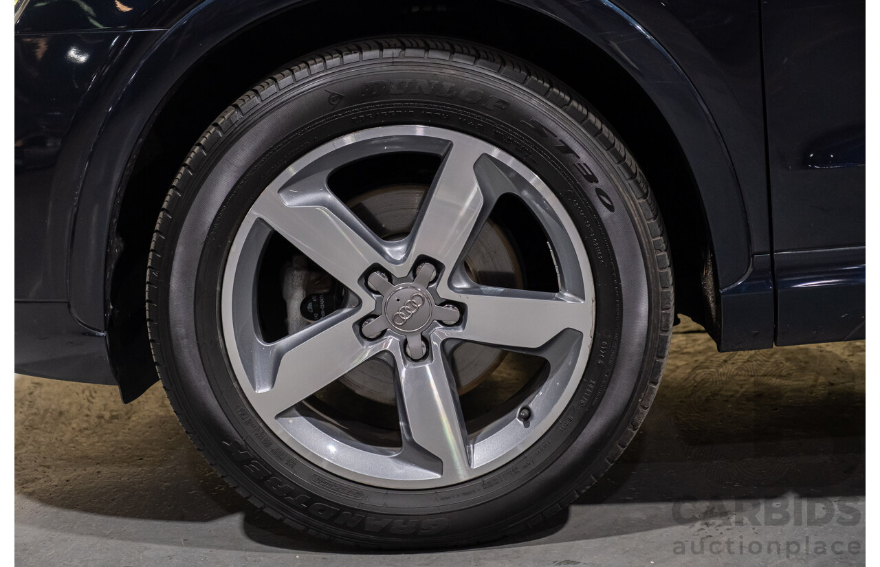 5/2014 Audi Q3 2.0 TFSI Quattro (125kw) 8U MY14 4d Wagon Metallic Dark Blue Turbo 2.0L