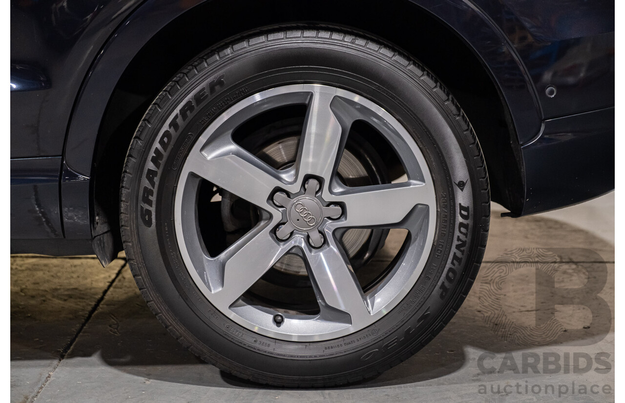 5/2014 Audi Q3 2.0 TFSI Quattro (125kw) 8U MY14 4d Wagon Metallic Dark Blue Turbo 2.0L