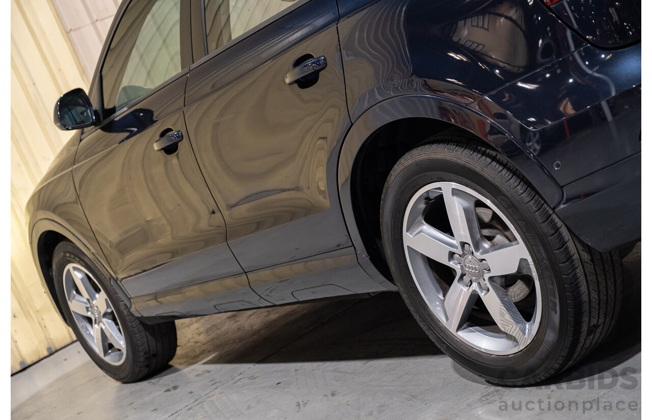 5/2014 Audi Q3 2.0 TFSI Quattro (125kw) 8U MY14 4d Wagon Metallic Dark Blue Turbo 2.0L