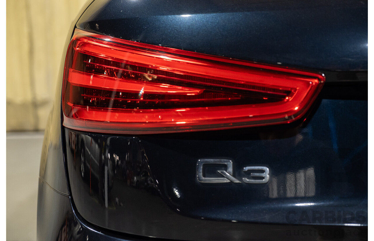 5/2014 Audi Q3 2.0 TFSI Quattro (125kw) 8U MY14 4d Wagon Metallic Dark Blue Turbo 2.0L