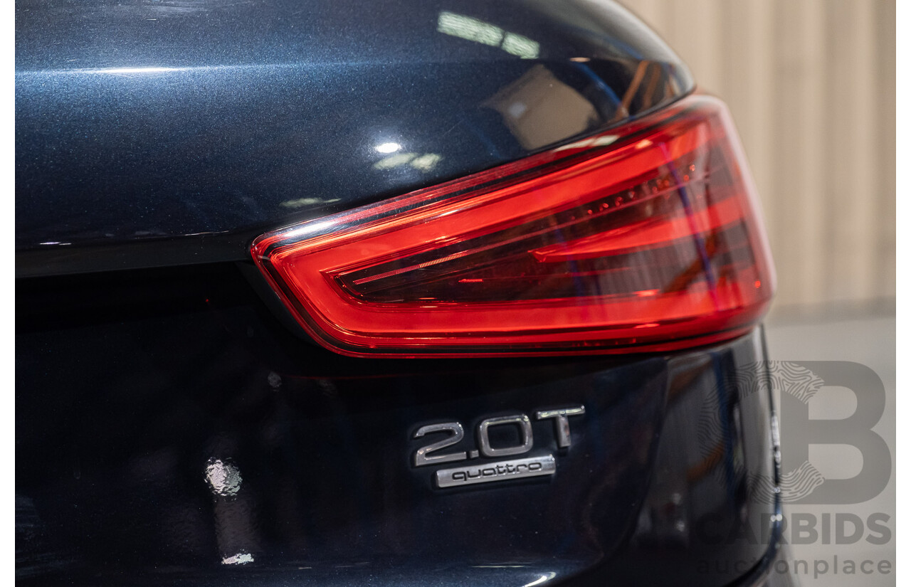 5/2014 Audi Q3 2.0 TFSI Quattro (125kw) 8U MY14 4d Wagon Metallic Dark Blue Turbo 2.0L