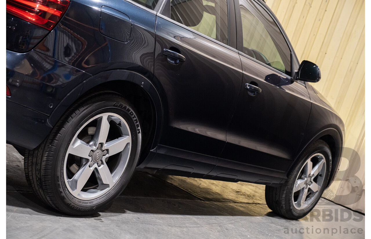 5/2014 Audi Q3 2.0 TFSI Quattro (125kw) 8U MY14 4d Wagon Metallic Dark Blue Turbo 2.0L