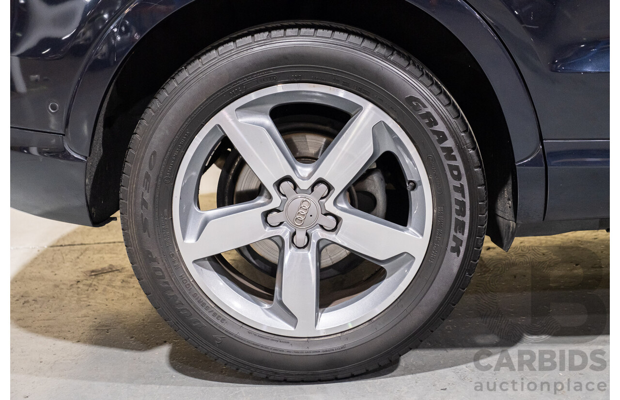 5/2014 Audi Q3 2.0 TFSI Quattro (125kw) 8U MY14 4d Wagon Metallic Dark Blue Turbo 2.0L