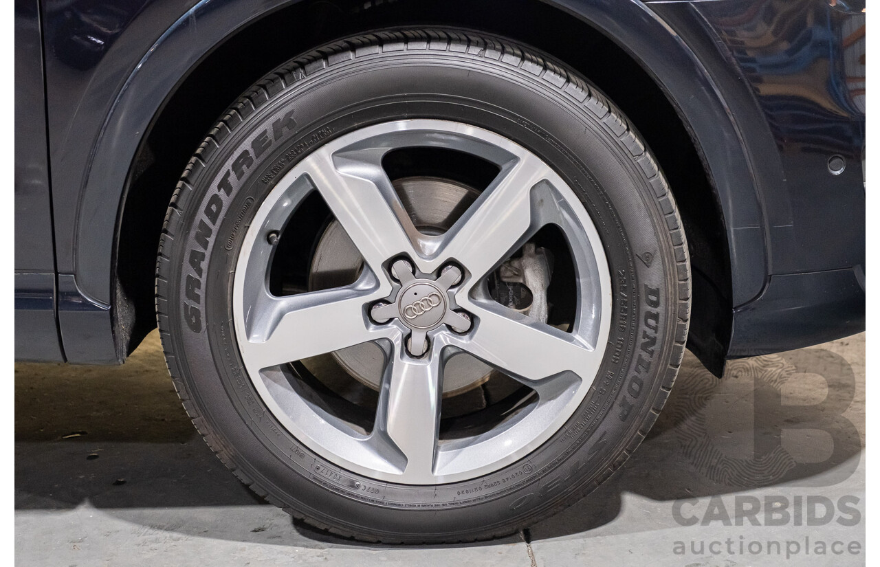 5/2014 Audi Q3 2.0 TFSI Quattro (125kw) 8U MY14 4d Wagon Metallic Dark Blue Turbo 2.0L