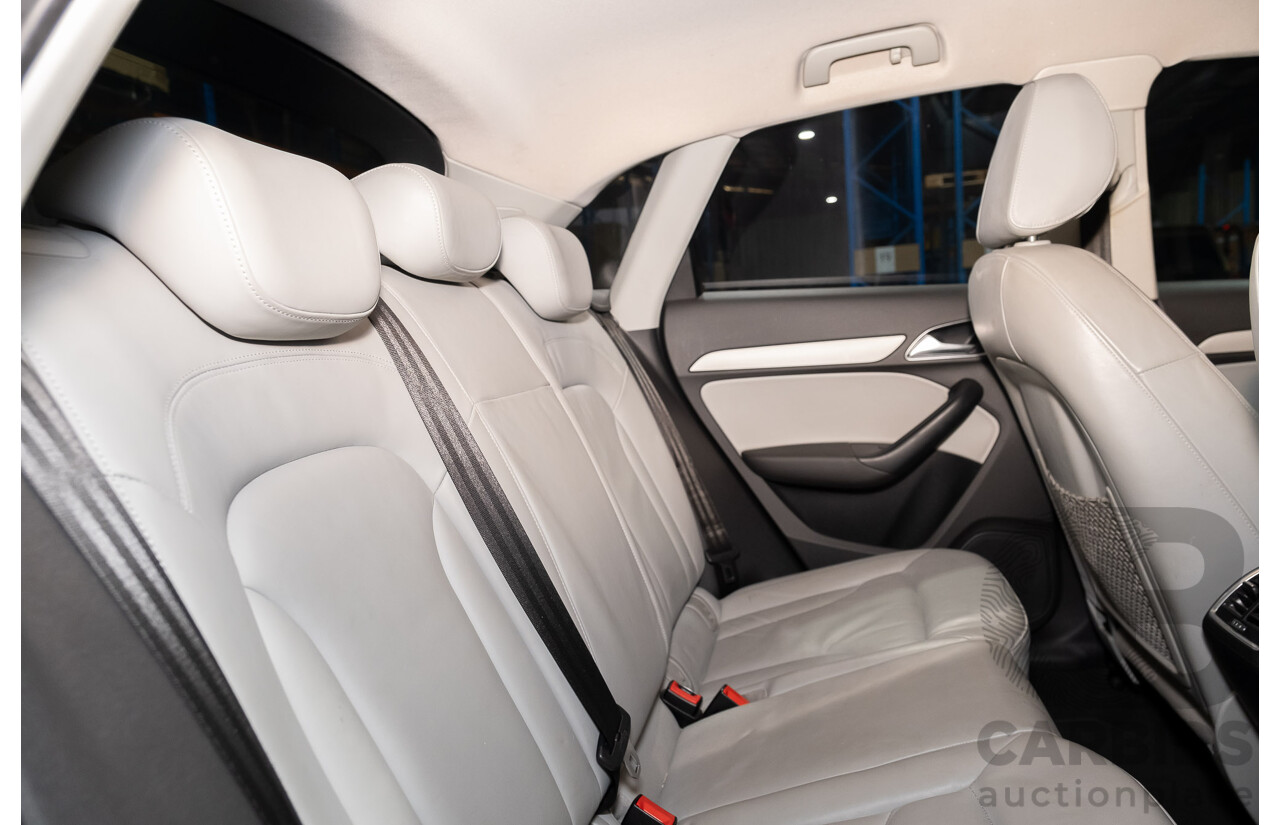 5/2014 Audi Q3 2.0 TFSI Quattro (125kw) 8U MY14 4d Wagon Metallic Dark Blue Turbo 2.0L