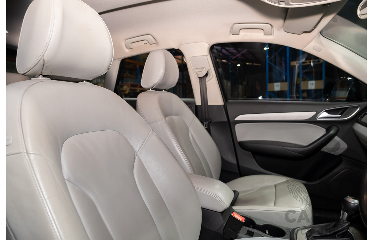 5/2014 Audi Q3 2.0 TFSI Quattro (125kw) 8U MY14 4d Wagon Metallic Dark Blue Turbo 2.0L