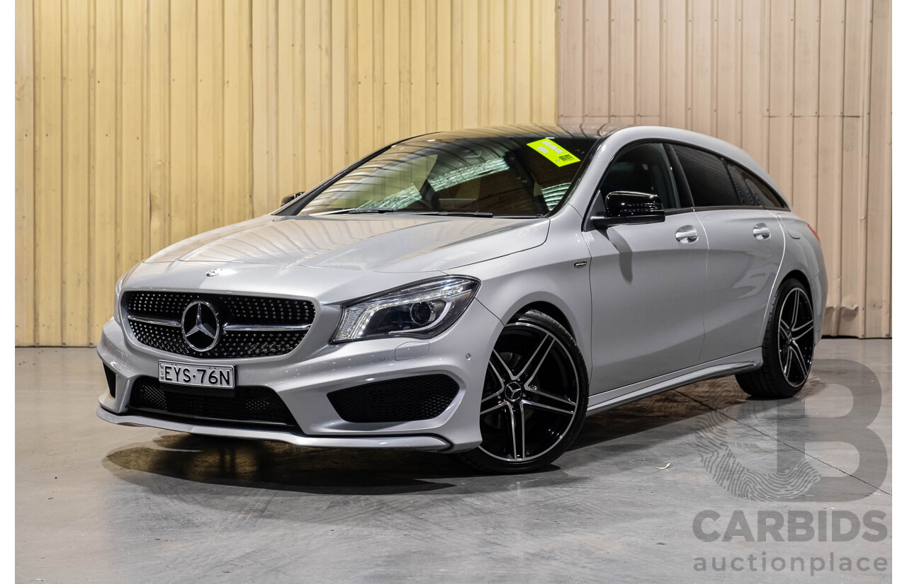 5/2015 Mercedes-Benz CLA 200 Shooting Brake AMG Package 117 4d Wagon Polar Silver Metallic Turbo 1.6L