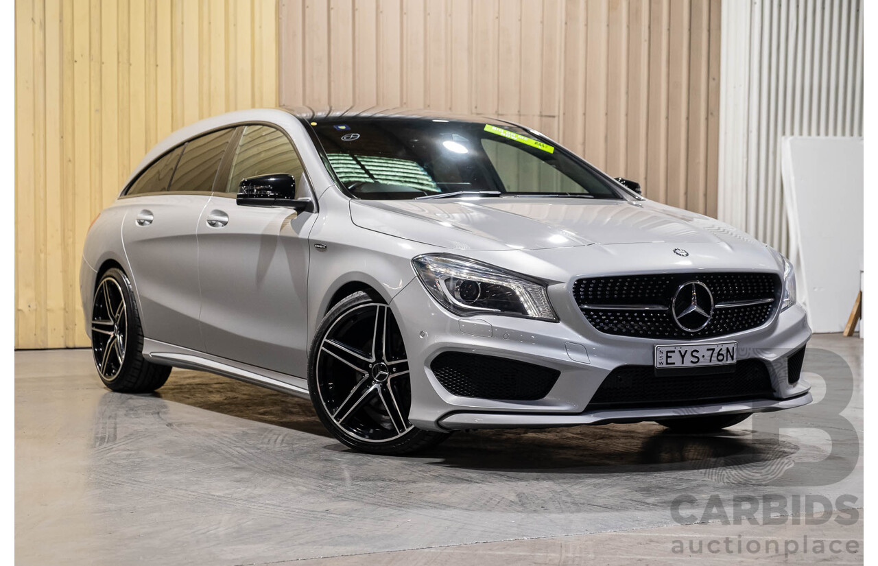 5/2015 Mercedes-Benz CLA 200 Shooting Brake AMG Package 117 4d Wagon Polar Silver Metallic Turbo 1.6L