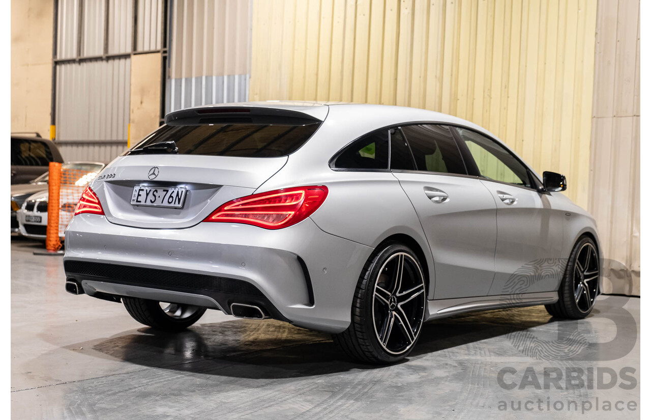 5/2015 Mercedes-Benz CLA 200 Shooting Brake AMG Package 117 4d Wagon Polar Silver Metallic Turbo 1.6L