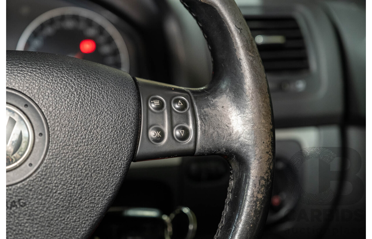 3/2006 Volkswagen Golf 2.0 FSI Sportline 1K 5d Hatchback Black 2.0L