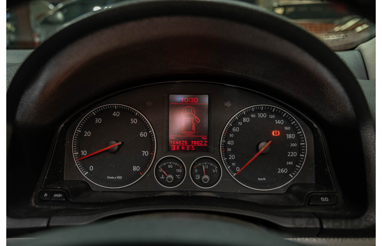 3/2006 Volkswagen Golf 2.0 FSI Sportline 1K 5d Hatchback Black 2.0L