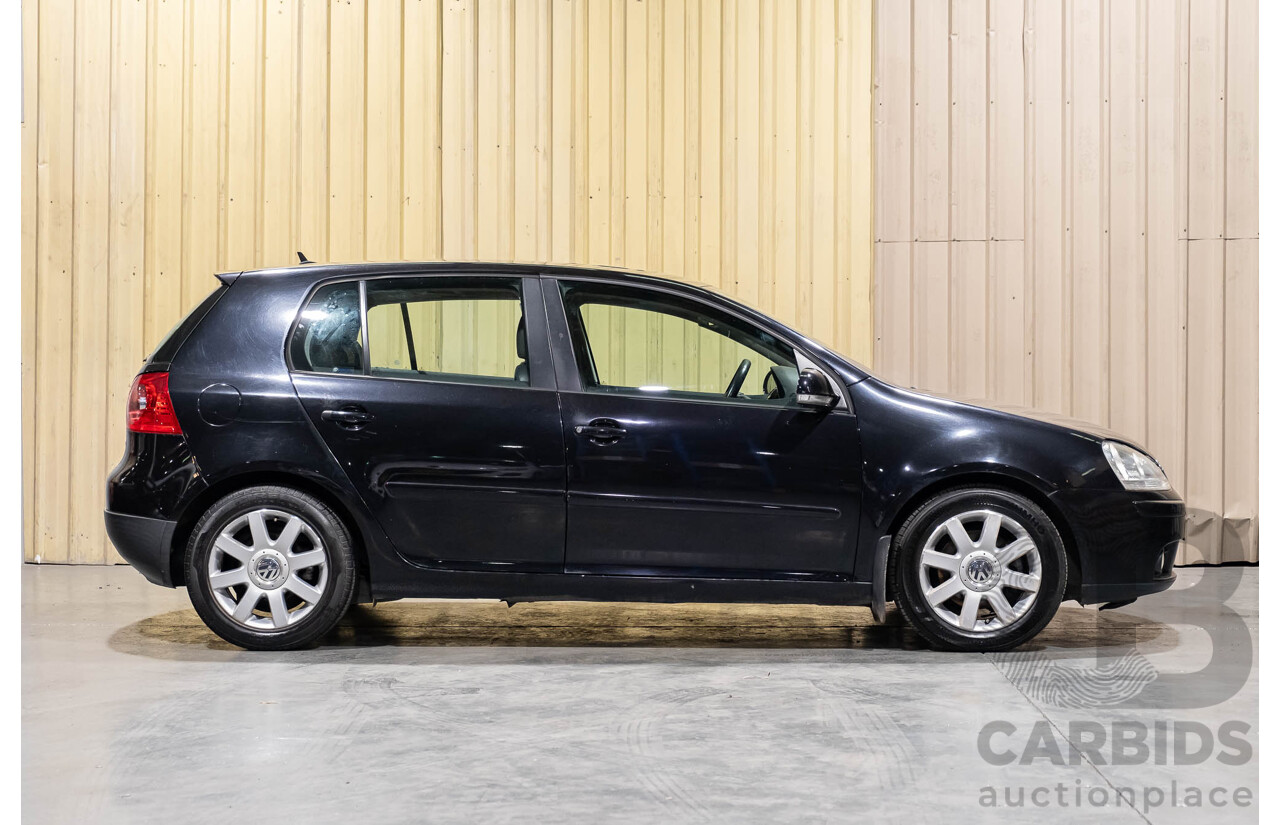 3/2006 Volkswagen Golf 2.0 FSI Sportline 1K 5d Hatchback Black 2.0L