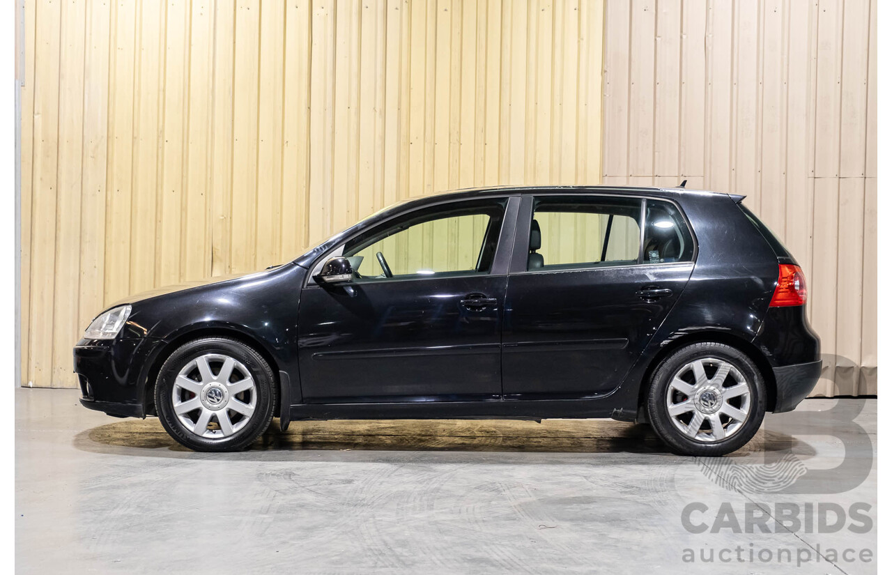 3/2006 Volkswagen Golf 2.0 FSI Sportline 1K 5d Hatchback Black 2.0L