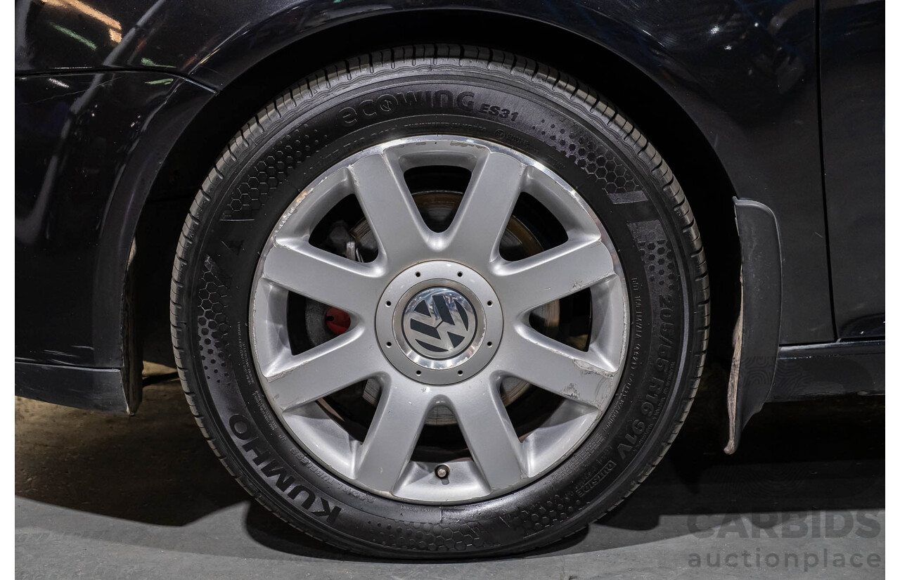 3/2006 Volkswagen Golf 2.0 FSI Sportline 1K 5d Hatchback Black 2.0L