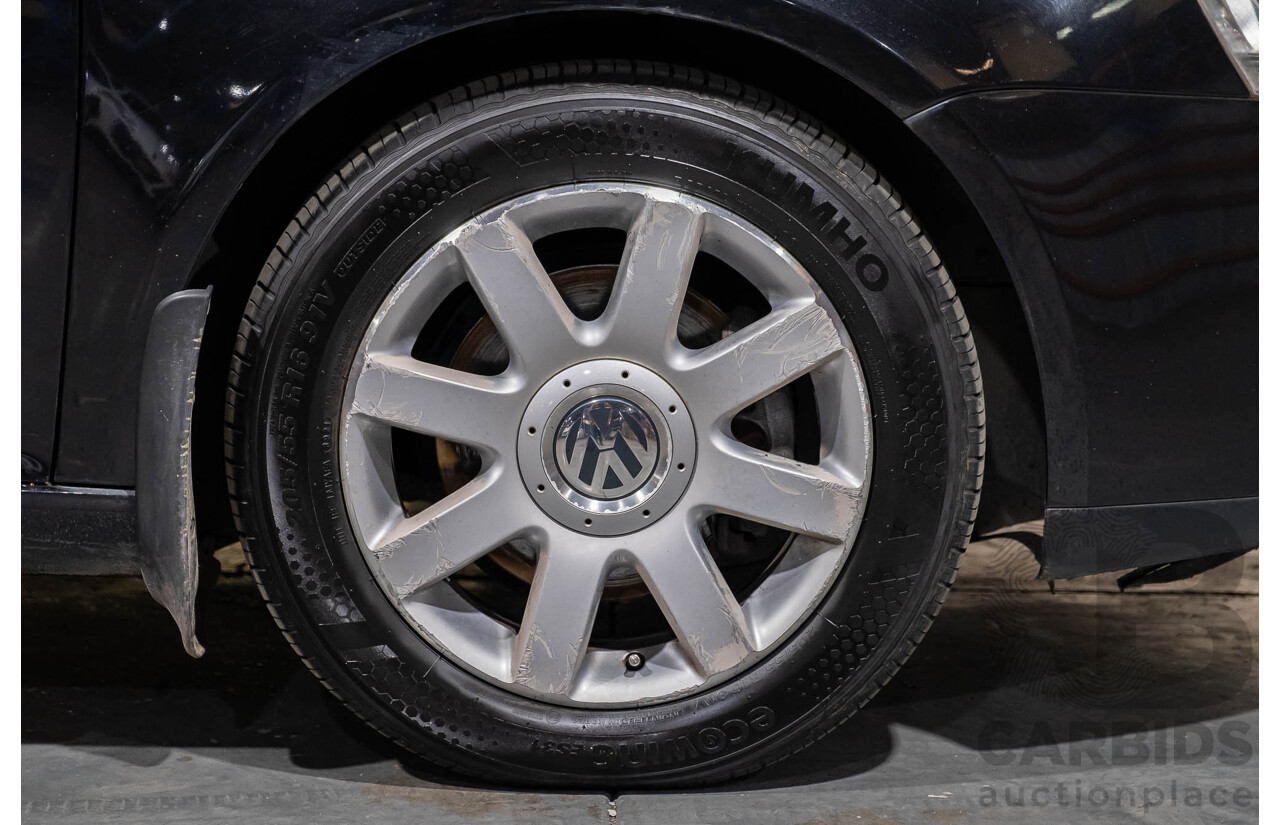 3/2006 Volkswagen Golf 2.0 FSI Sportline 1K 5d Hatchback Black 2.0L